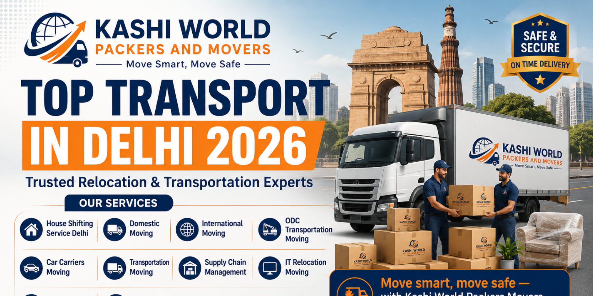 Read more about the article Top Transport in Delhi 2026 – Best Packers and Movers Company in Delhi