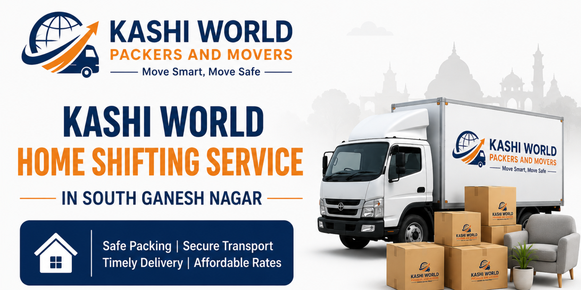Kashi World Home Shifting Service in South Ganesh Nagar