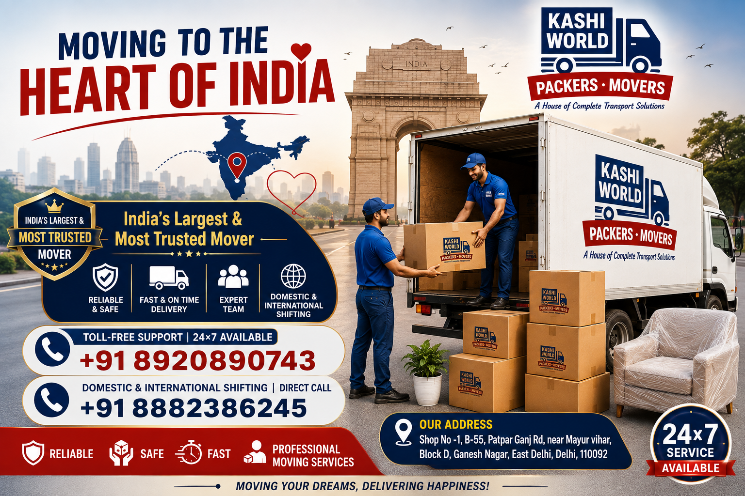 Best Packers and Movers in Delhi, Stress‑Free Relocation Made Easy