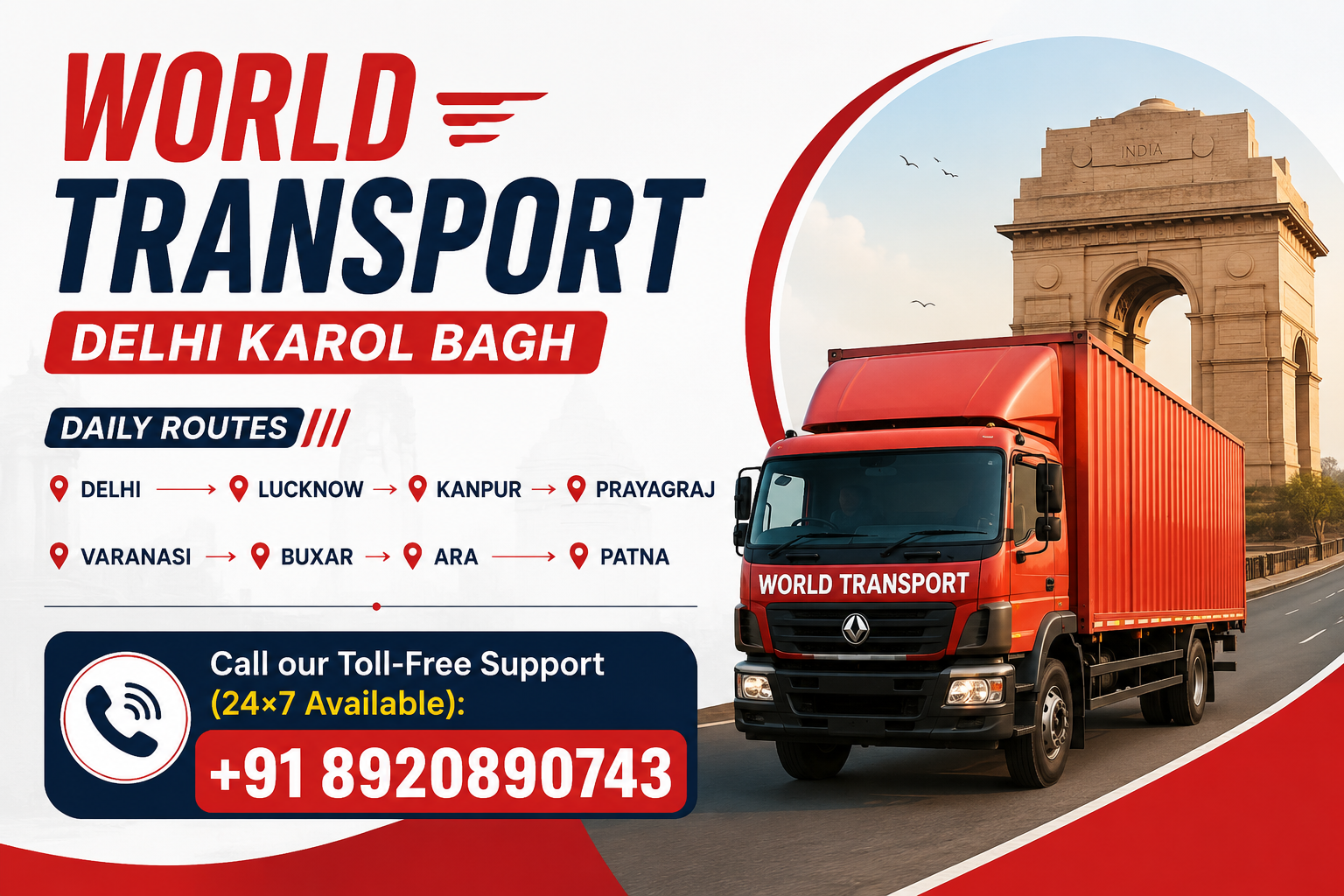 Kashi World Transport Delhi Karol Bagh